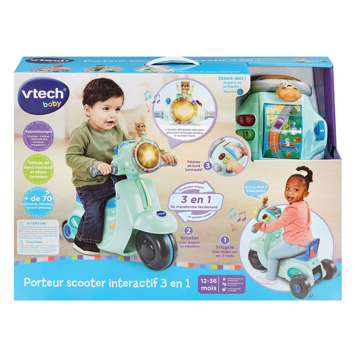 Chodzik do hulajnogi Vtech 3 w 1