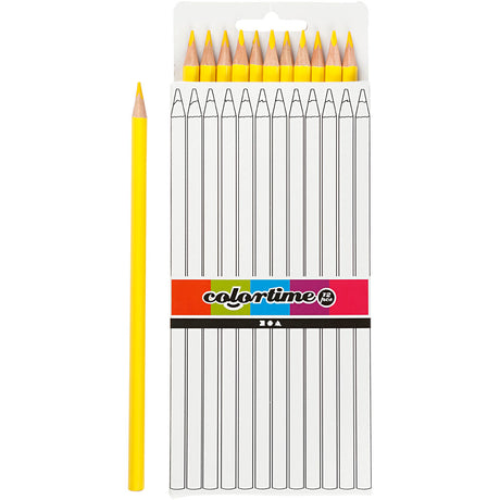 Firma Creativ http: www.cchobby.nl colortime-colored-pencils-l-17-cm-refill-3-mm-yellow-12-piece-1-box