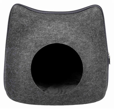 Trixie relaksacyjny kot igloo był szary