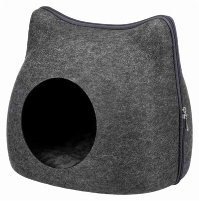 Trixie relaksacyjny kot igloo był szary