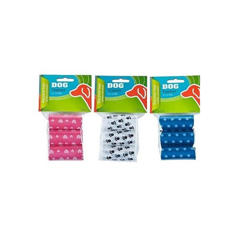 Worki na psie odchody 3 x 15 sztuk