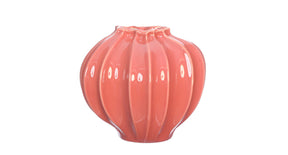 Vaas liva aardewerk ø20 h.20 cm terra roze