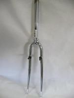 Przedni widelec 28 hybrydowy chromowany v-brake 240mm