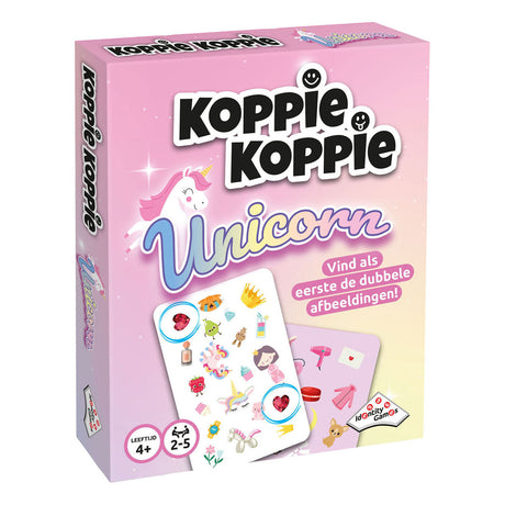 Gry identyfikacyjne Gra karciana jednorożec koppie koppie - gra 10-minutowa - gra wakacyjna - od 4 lat