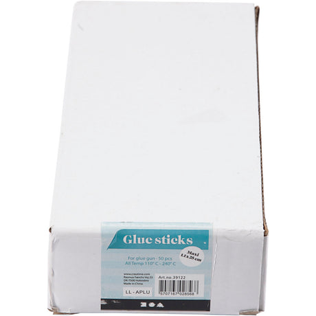 Firma Creativ https: www.cchobby.nl wkłady do pistoletu do klejenia-maxi-l-25-cm-d-11-mm-50-piece-1-box