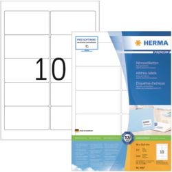 Niemarkowy sans marque herma prem. etykieta adresowa 96x50,8 100 ark. DIN A4 1000 szt. 4667