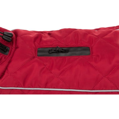 Ubranko dla psa Trixie minot czerwone - ocieplany polar, paski odblaskowe, 30 cm