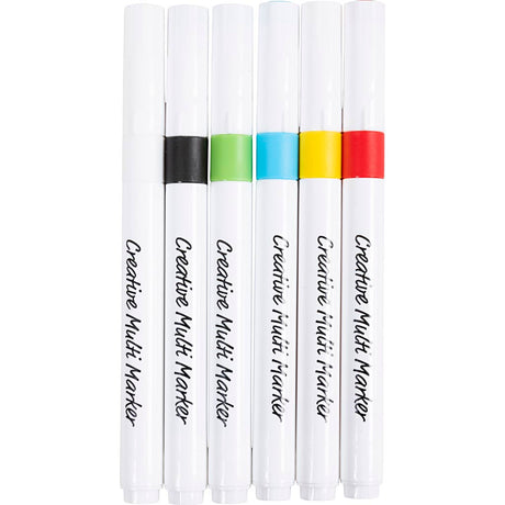 Firma Creativ https: www.cchobby.nl kreatywny-multi-marker-grubość-linki-4-mm-różne-kolory-6-sztuka-1-pudełko