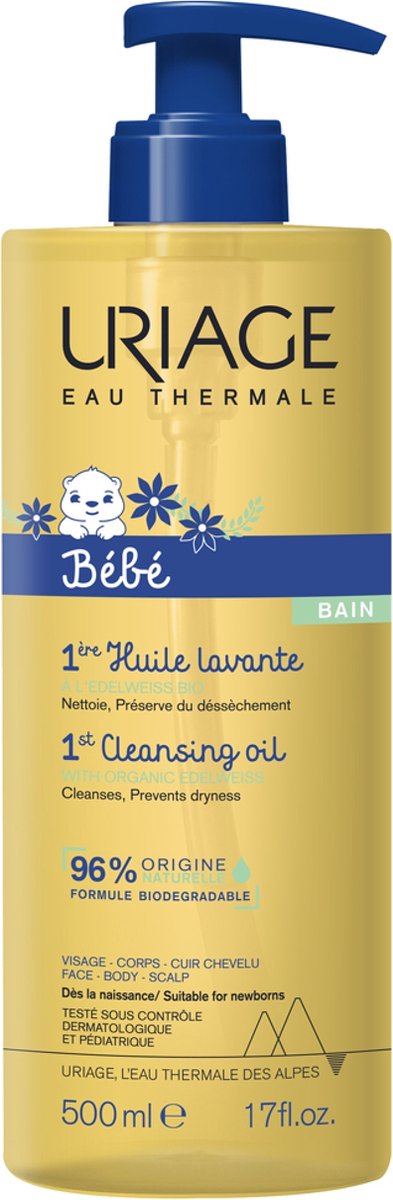 Uriage bebe 1ere huile lavante fp 500 mililitrów
