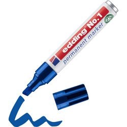 Marker permanentny nr ed. 1 niebieska końcówka dłuta 1-5 mm