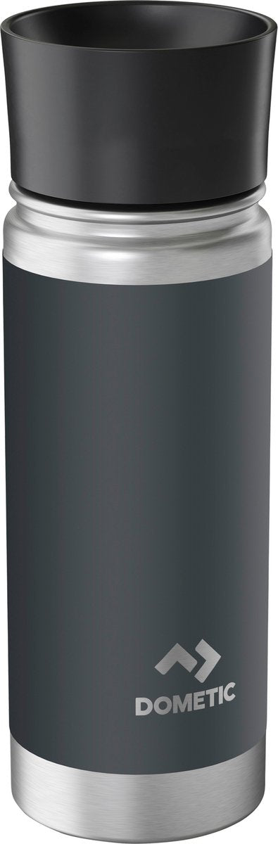 Izolowana butelka termosowa Dometic ze stali nierdzewnej z nakrętką 360, 500 ml, łupkowa
