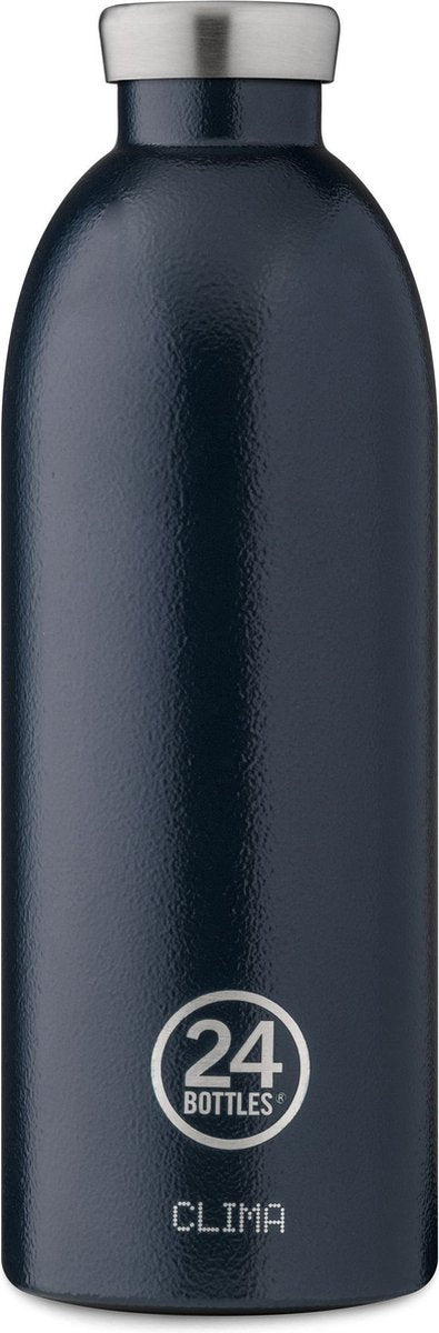 24 bottles 24bottles thermosfles clima bottle deep blue 850 ml