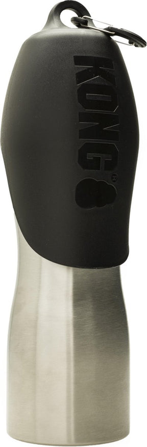 Kong h2o stainless steel water bottle black 0,75ltr
