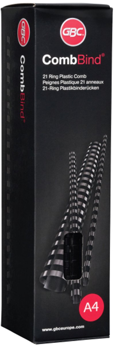 Grzbiety oprawy gbc plastikowe a4 10mm niebieskie, pojemność 65 kartek