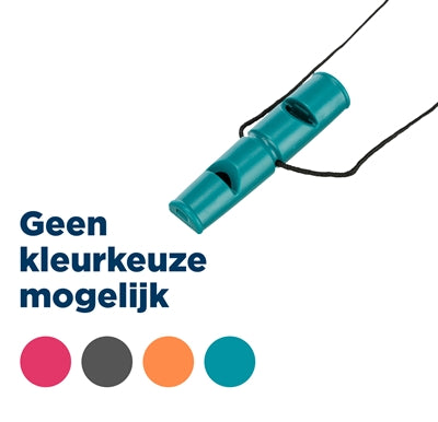 Zestaw dwukolorowych plastikowych gwizdków dla psa Trixie