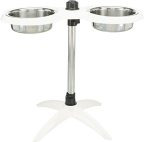 Trixie Feeding Standard Psa Bar Melamine Stal nierdzewna biała