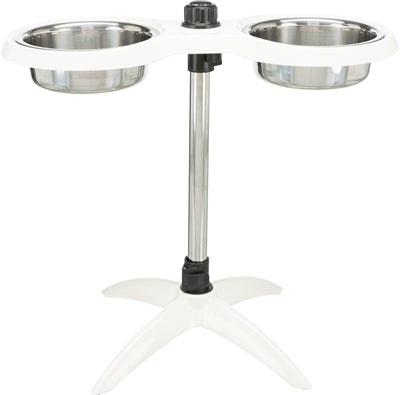 Trixie Feeding Standard Psa Bar Melamine Stal nierdzewna biała