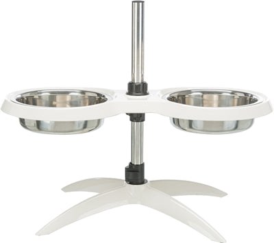 Trixie Feeding Standard Psa Bar Melamine Stal nierdzewna biała