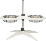 Trixie Feeding Standard Psa Bar Melamine Stal nierdzewna biała