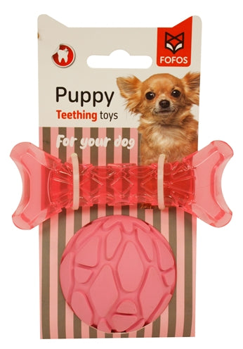 FOFOS Puppy Bot and Ball Pink