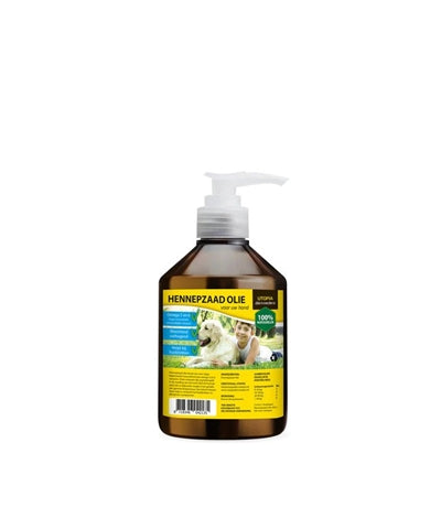 Utopia Animal Totaal Hemp Seed Oil z pompką