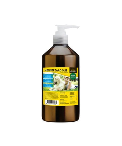 Utopia Animal Totaal Hemp Seed Oil z pompką