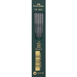 Wkłady do ołówków automatycznych Faber-Castell TK 9071 B czarne 10 sztuk