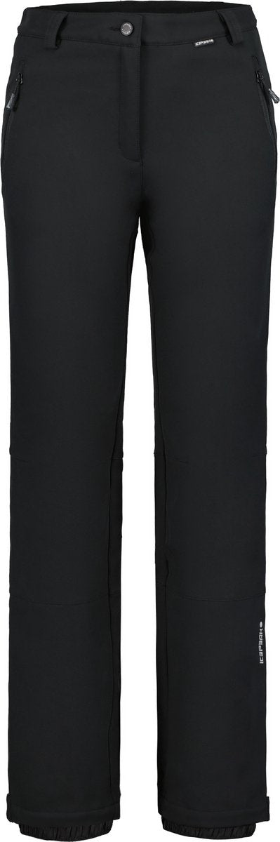 Damskie spodnie narciarskie softshell Icepeak Entiat - czarne - 42
