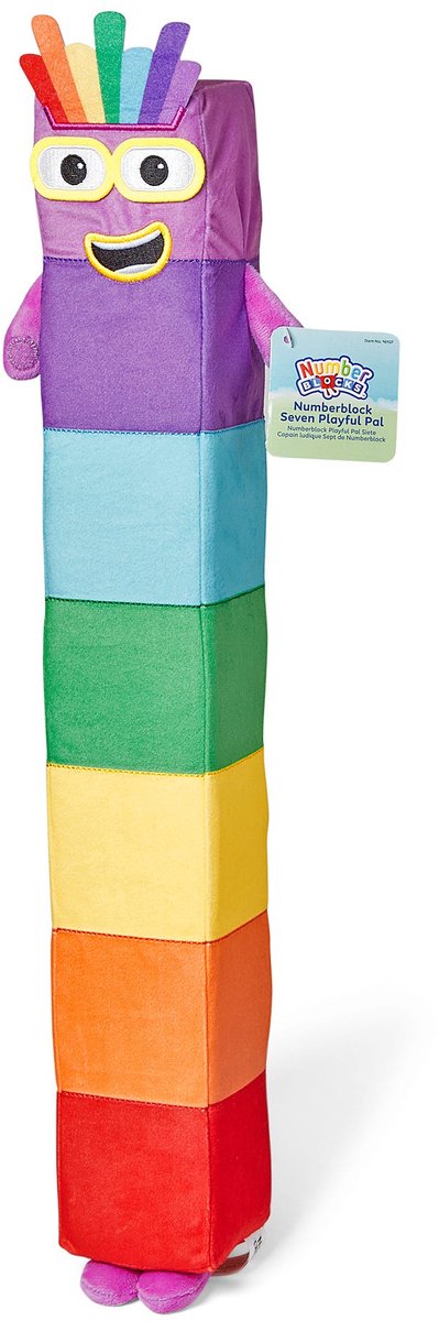 Materiały edukacyjne Numberblocks® Seven – przytulanka – od 18 miesiąca życia