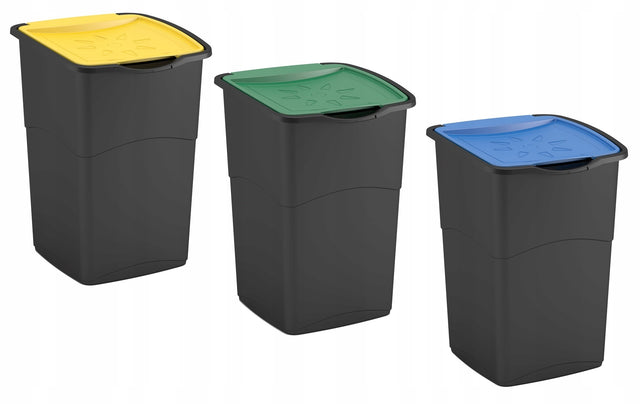 Curver koral bin 47l ♪ black mix ♪ 3szt.