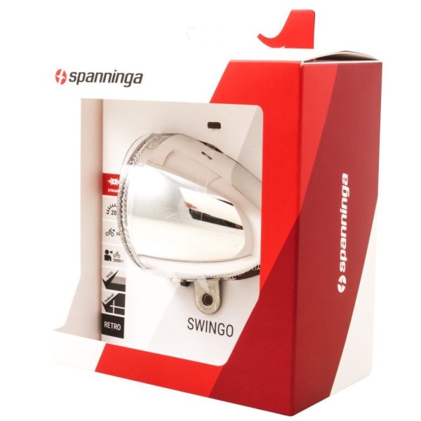 Spanninga Swingo Reflight Chrome Batt.