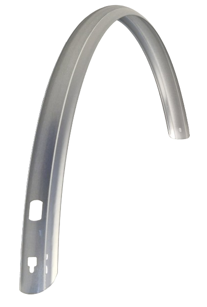 SKS tylny błotnik 28 -calowy plastik 45 mm srebrny