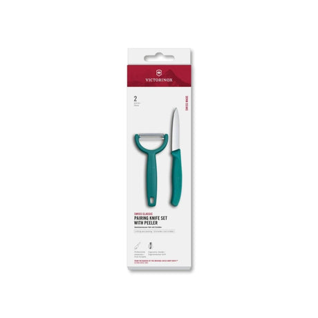 Nóż do obierania Victorinox + Y-peeler zielony