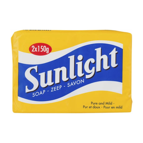 Mydło słoneczne w kostce 2x150gr, czyste, łagodne