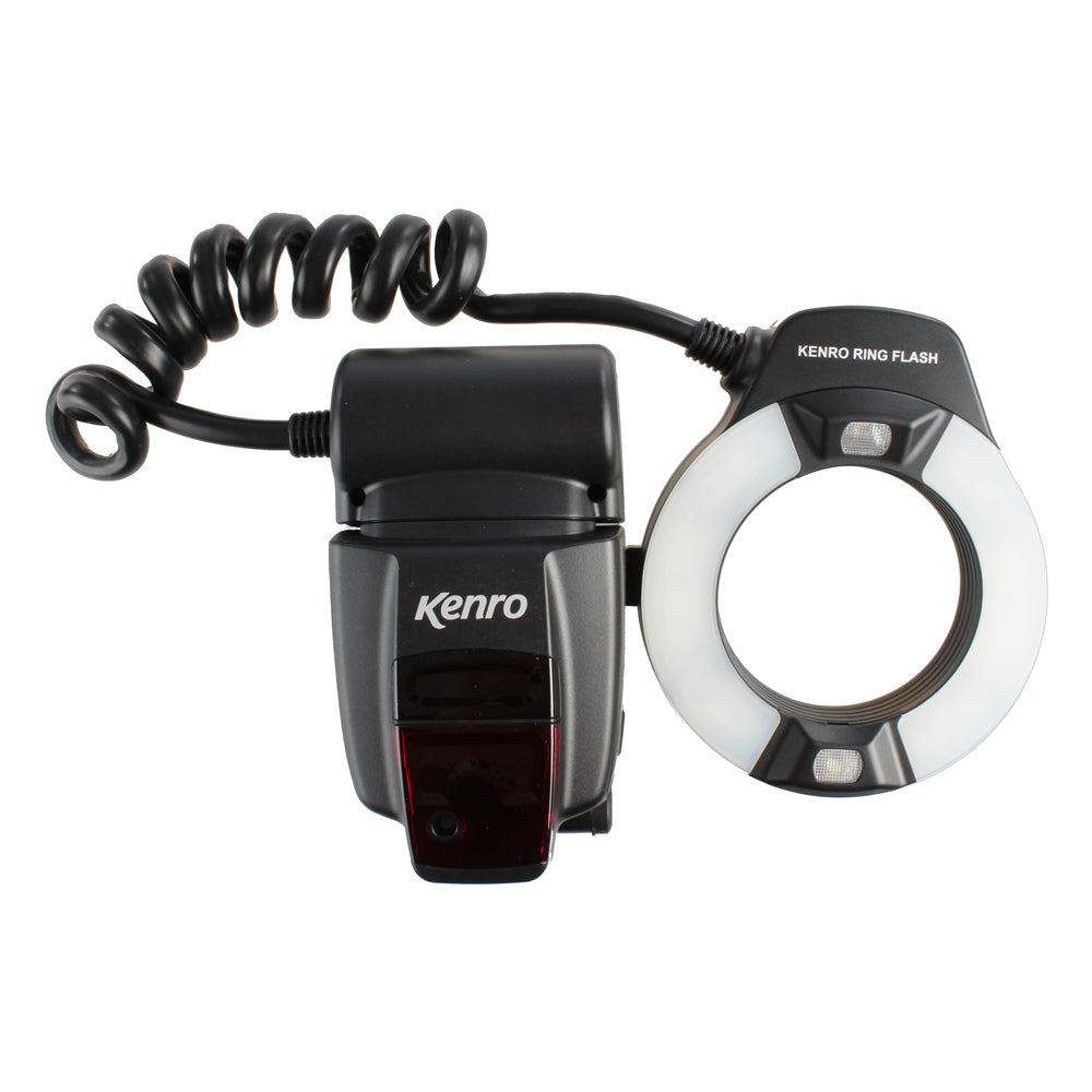 Lampa błyskowa Kenro TTL makro KFL201C do Canona