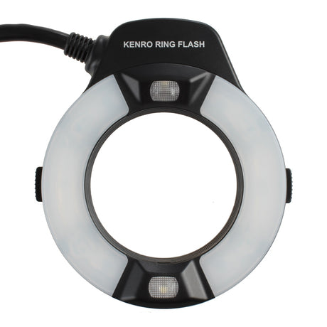 Lampa błyskowa Kenro TTL makro KFL201C do Canona