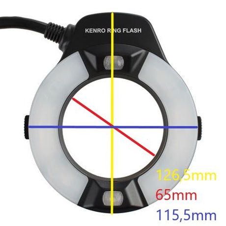 Lampa błyskowa Kenro TTL makro KFL201C do Canona
