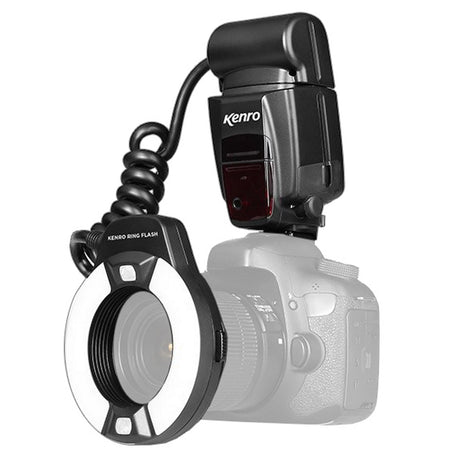 Lampa błyskowa Kenro TTL makro KFL201N do Nikona