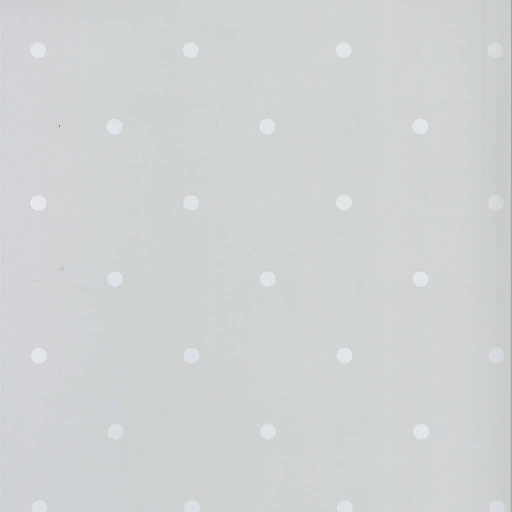 North Wall Fantascy World Wallpaper Dots Grey and White 67105-1