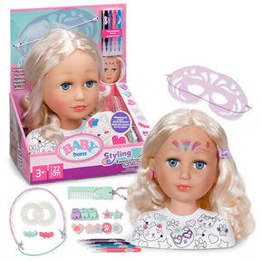 Baby born stylinghoofd creatief schminkplezier