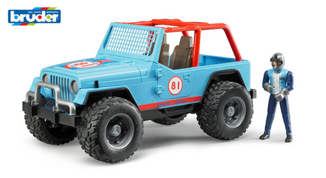 Terenowy pojazd terenowy Bruder Jeep z kierowcą 1:16 02541