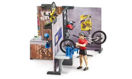 Figurka Bruder bworld sklep rowerowy (63120)