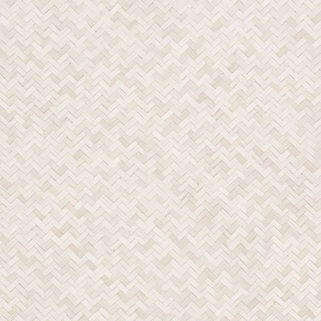 Tapeta na ścianie północnej Botanica Rattan Wickerwork Beige