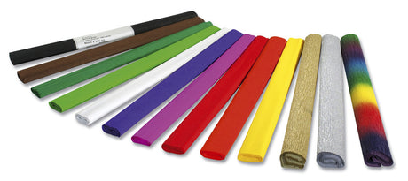 Papier krepowy Folia fo-822134 50cmx2,5m 10-krotnie czerwony