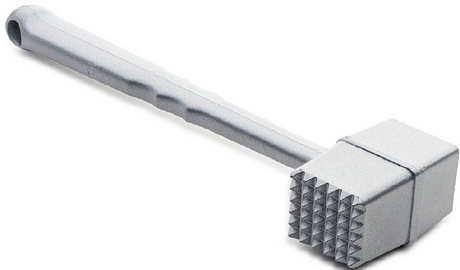Tłuczek do mięsa Westmark, długość: 21,5 cm, aluminium, specjalna powłoka dopuszczona do kontaktu z żywnością, Robusto, srebrny, 62102260