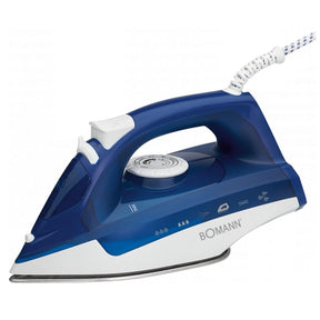 Żelazko parowe Bomann db 6004 cb 2200w 250ml niebiesko-białe