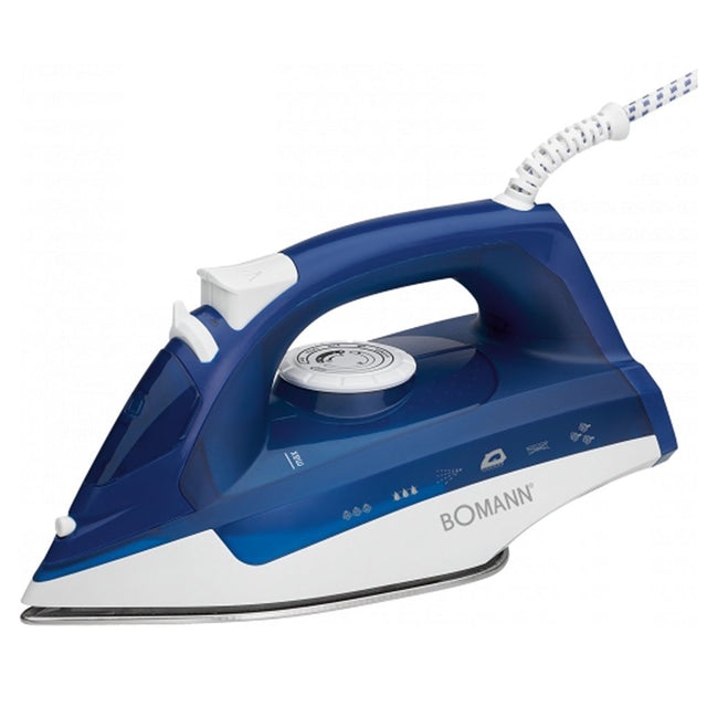 Żelazko parowe Bomann db 6004 cb 2200w 250ml niebiesko-białe