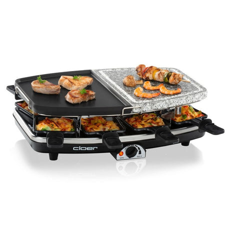 Grill raclette Cloer 6435 z kamieniem naturalnym 1200W