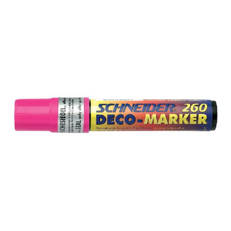 Marker kredowy schneider maxx260 różowy 5-15 mm