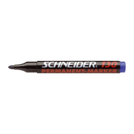 Przybory do pisania Schneider Marker permanentny Schneider - maxx 130 - okrągła końcówka - kolor pisania niebieski - pudełko 10 sztuk